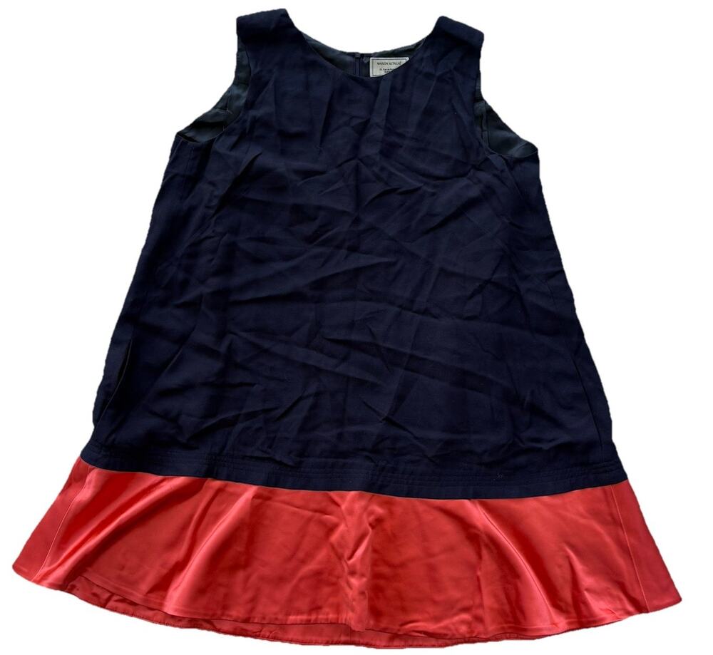 Maison Kitsune Wool/silk Blend Silky Women’s Size 38 Mini Mod Dress Slovenia